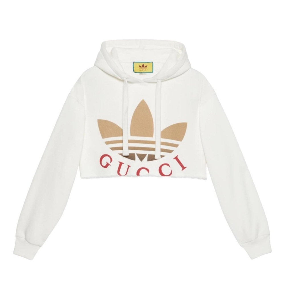 Gucci x Adidas Cropped Hoodie